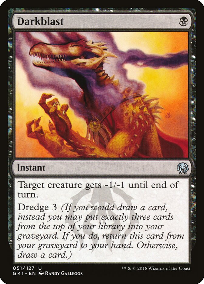 Darkblast card front