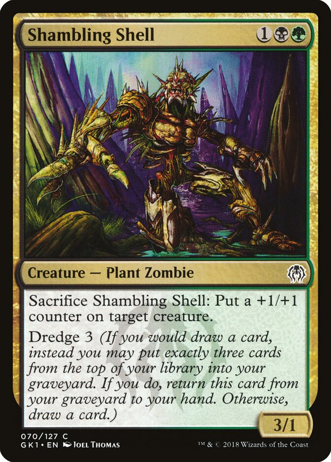 Shambling Shell card front