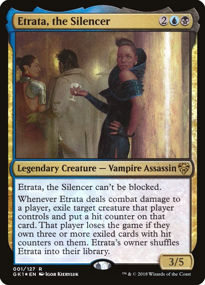 Etrata, the Silencer card front