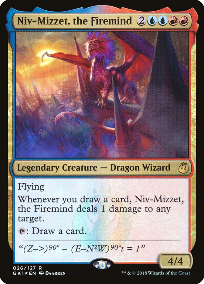 Niv-Mizzet, the Firemind card front