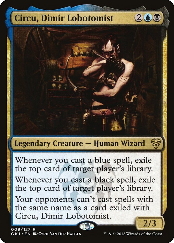 Circu, Dimir Lobotomist card front