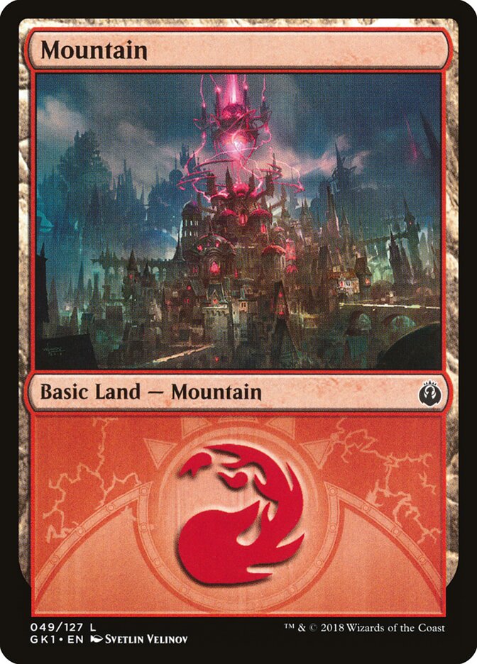 Mountain card front