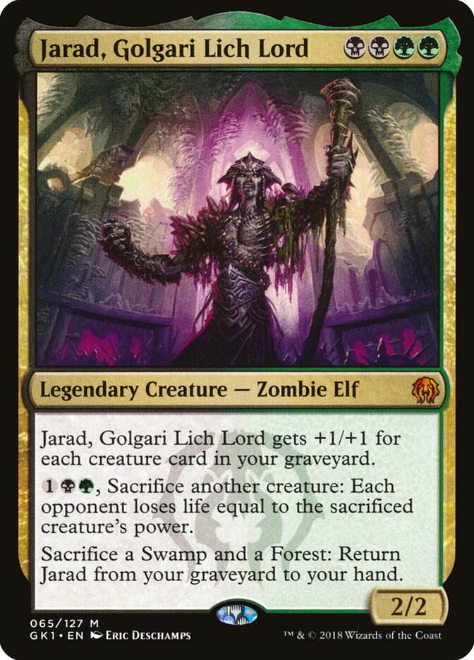 Jarad, Golgari Lich Lord card front