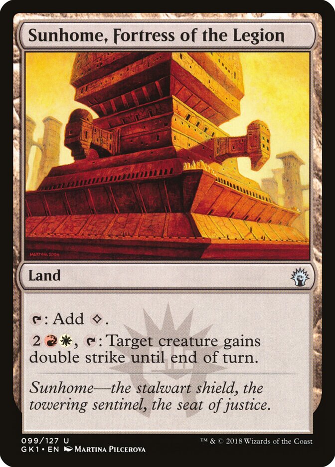 Sunhome, Fortress of the Legion card front