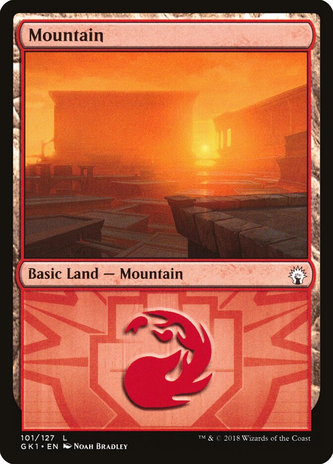 Mountain card front
