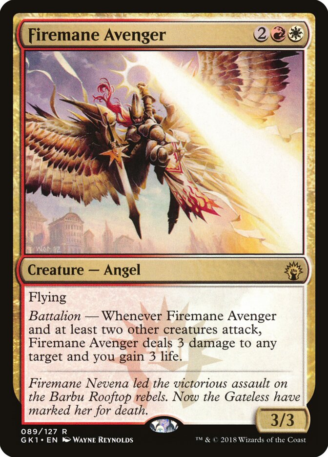 Firemane Avenger card front