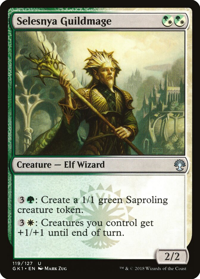 Selesnya Guildmage card front