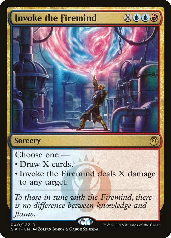 Invoke the Firemind card front