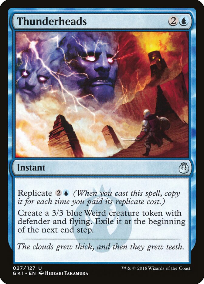 Thunderheads card front