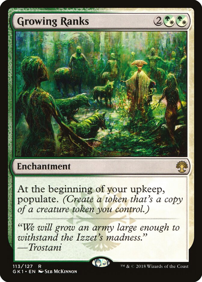 Growing Ranks card front