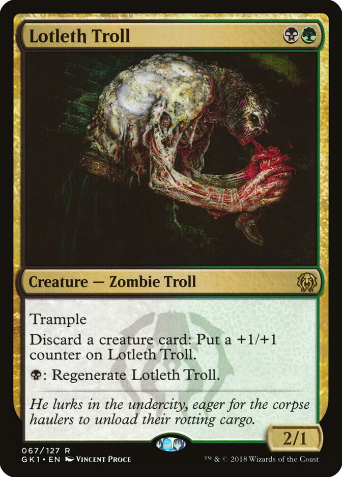 Lotleth Troll card front