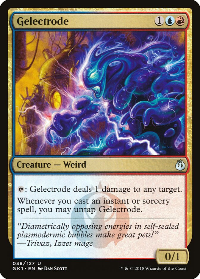 Gelectrode card front