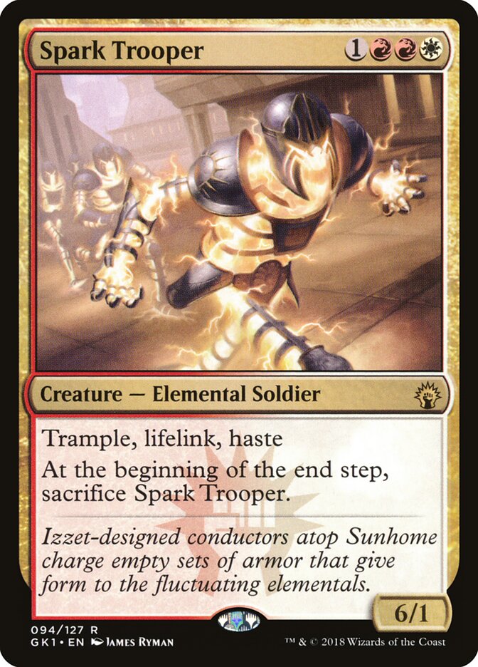 Spark Trooper card front