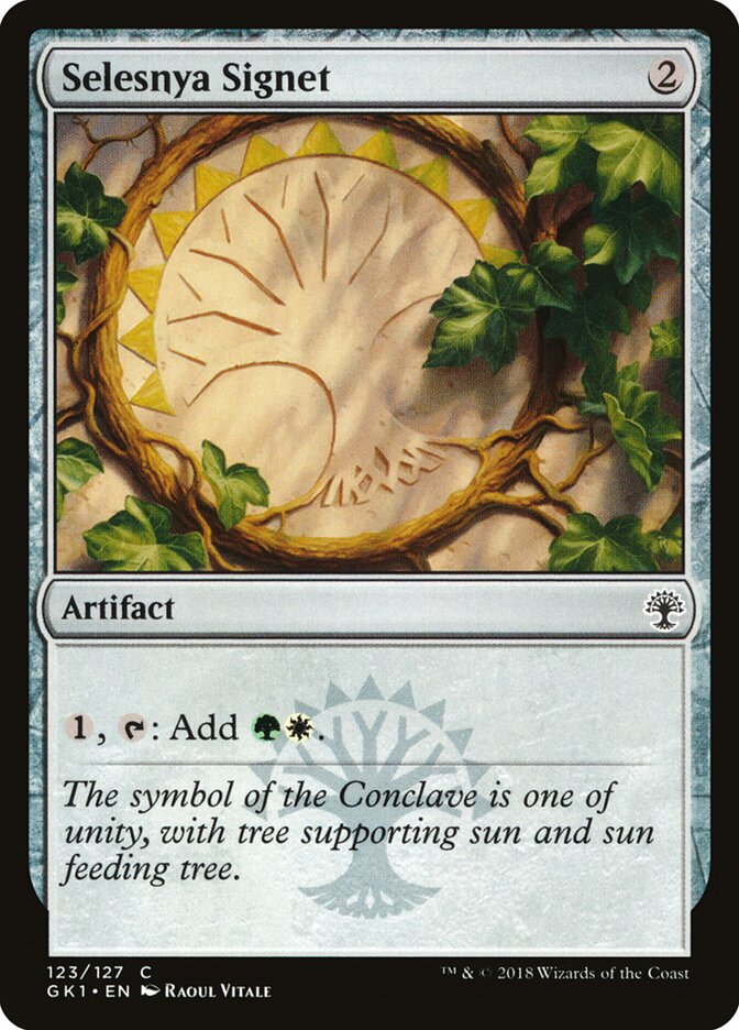 Selesnya Signet card front