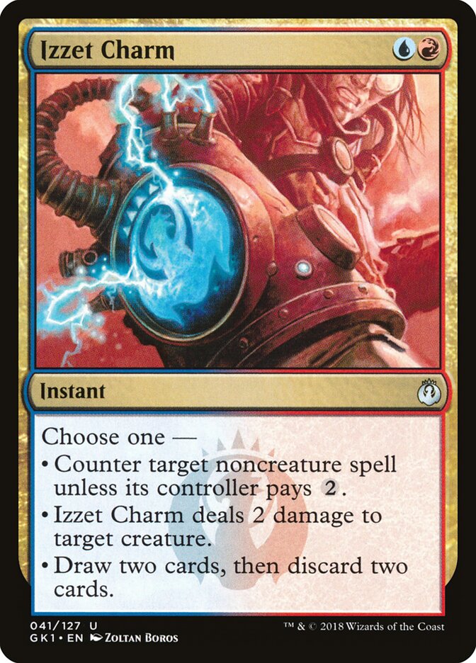 Izzet Charm card front