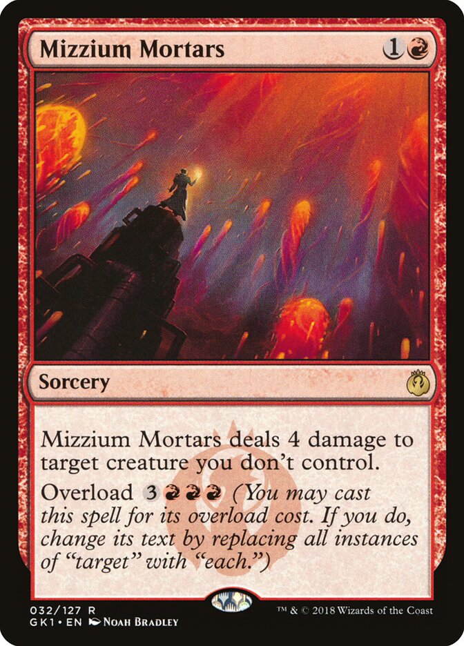 Mizzium Mortars card front
