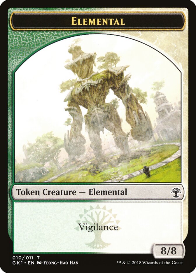 Elemental card front
