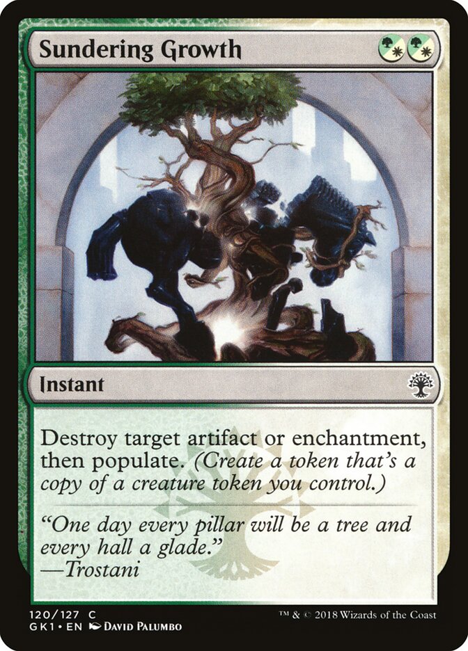 Sundering Growth card front