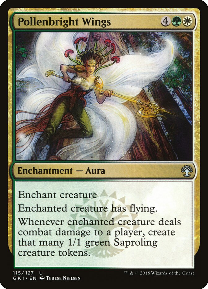 Pollenbright Wings card front