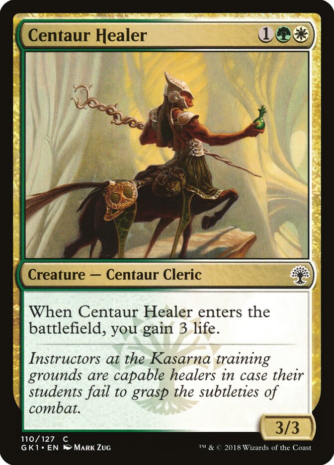 Centaur Healer card front