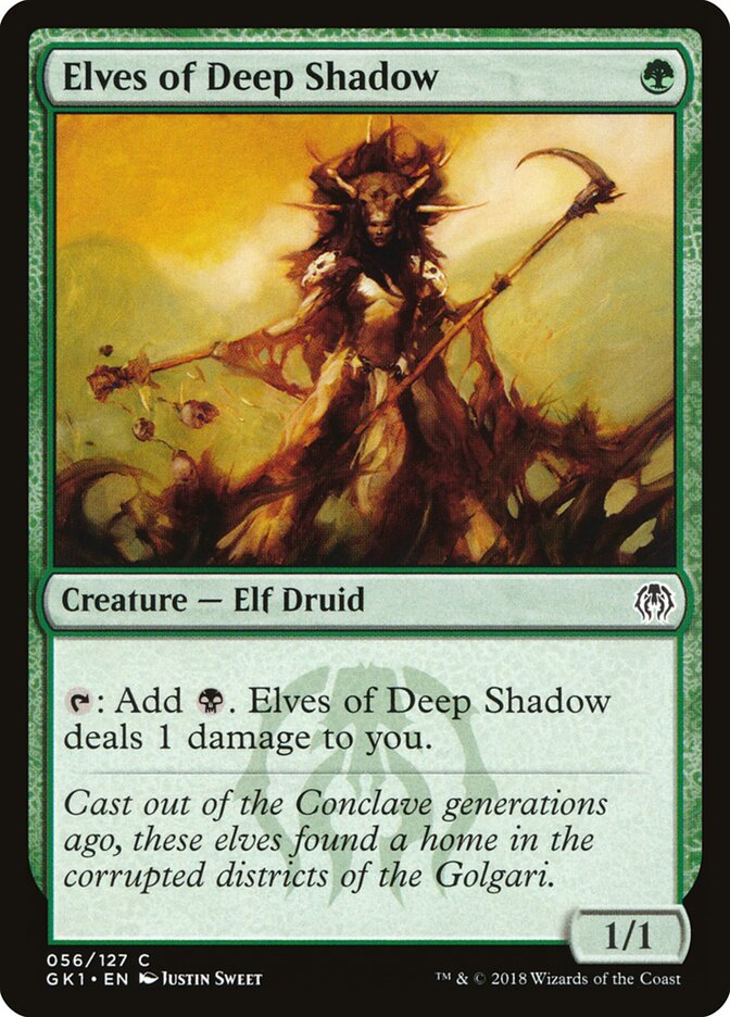 Elves of Deep Shadow card front