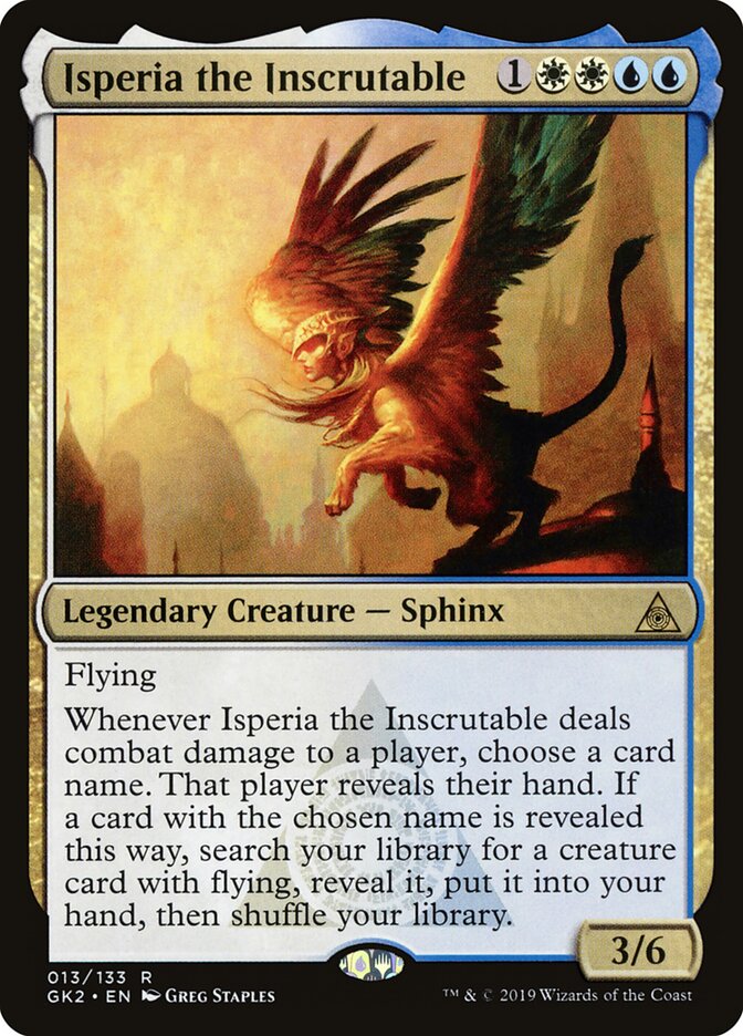 Isperia the Inscrutable card front