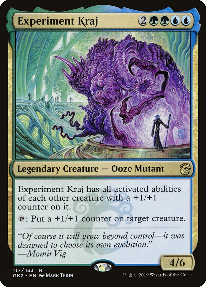 Experiment Kraj card front