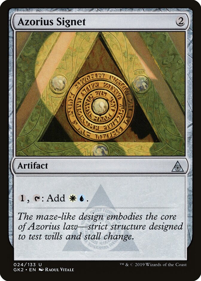 Azorius Signet card front
