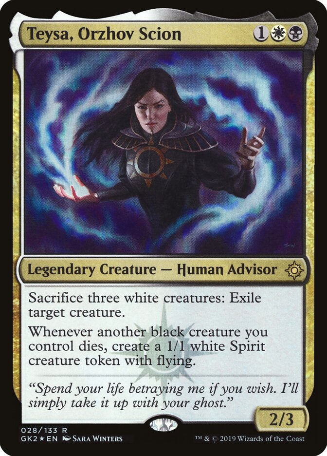 Teysa, Orzhov Scion card front