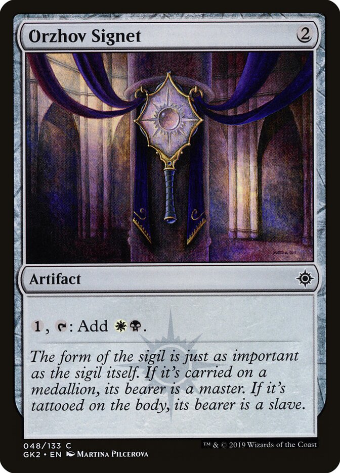 Orzhov Signet card front