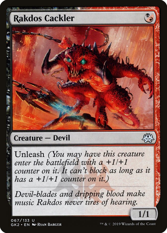 Rakdos Cackler card front