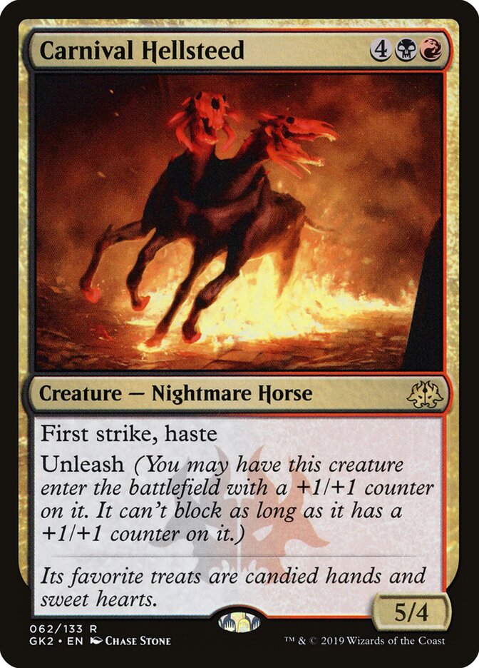 Carnival Hellsteed card front