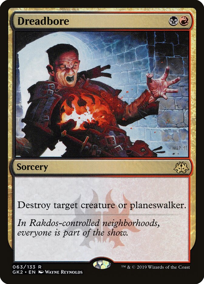 Dreadbore card front