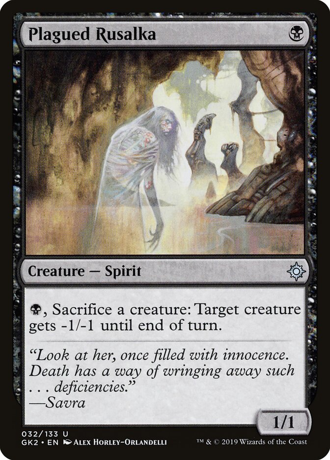 Plagued Rusalka card front