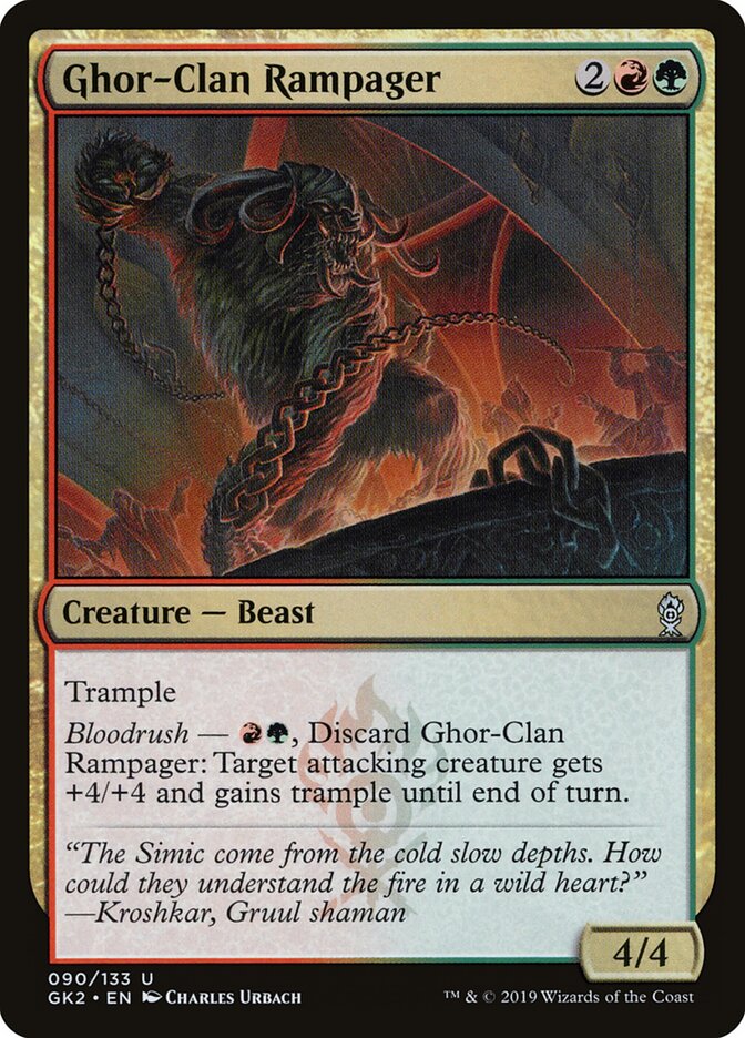 Ghor-Clan Rampager card front