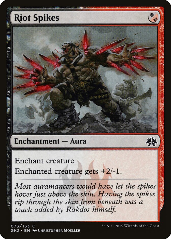 Riot Spikes card front