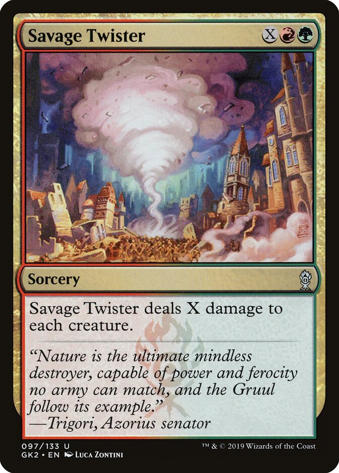 Savage Twister card front