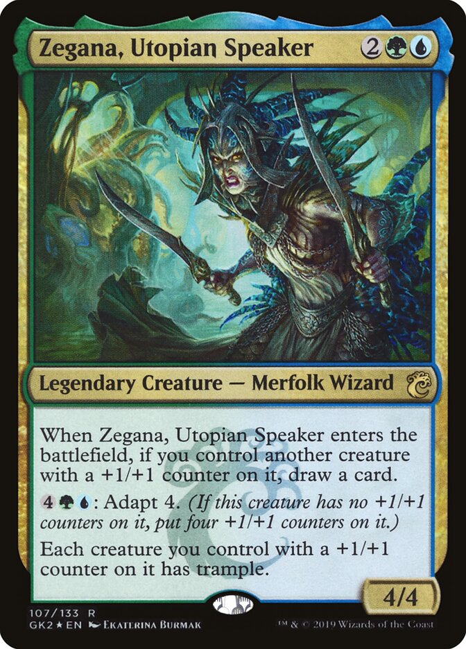 Zegana, Utopian Speaker card front