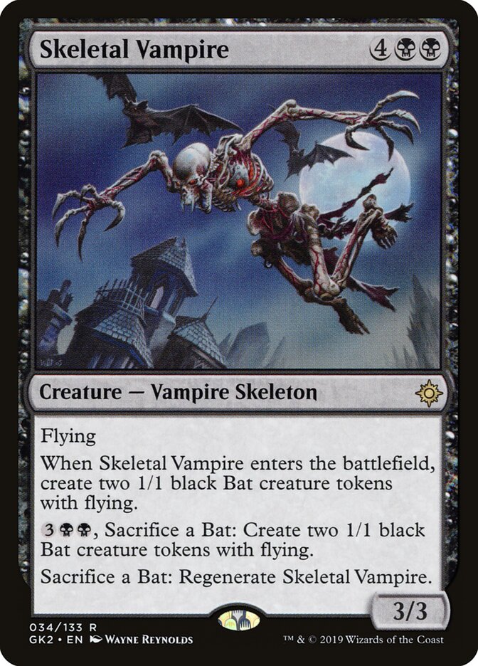 Skeletal Vampire card front
