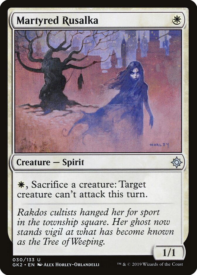 Martyred Rusalka card front