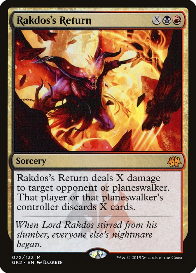 Rakdos's Return card front