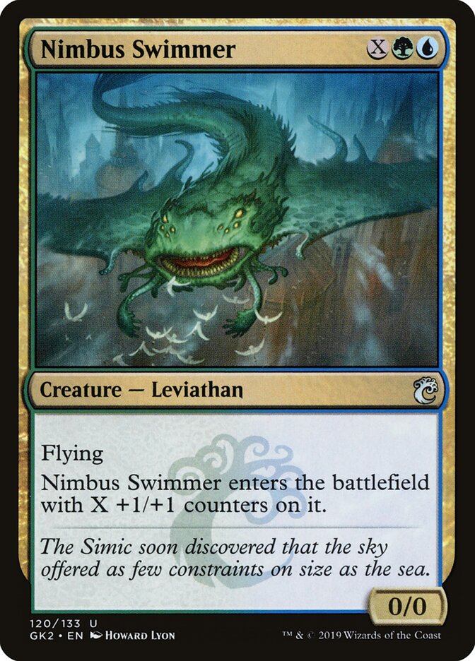 Nimbus Swimmer card front