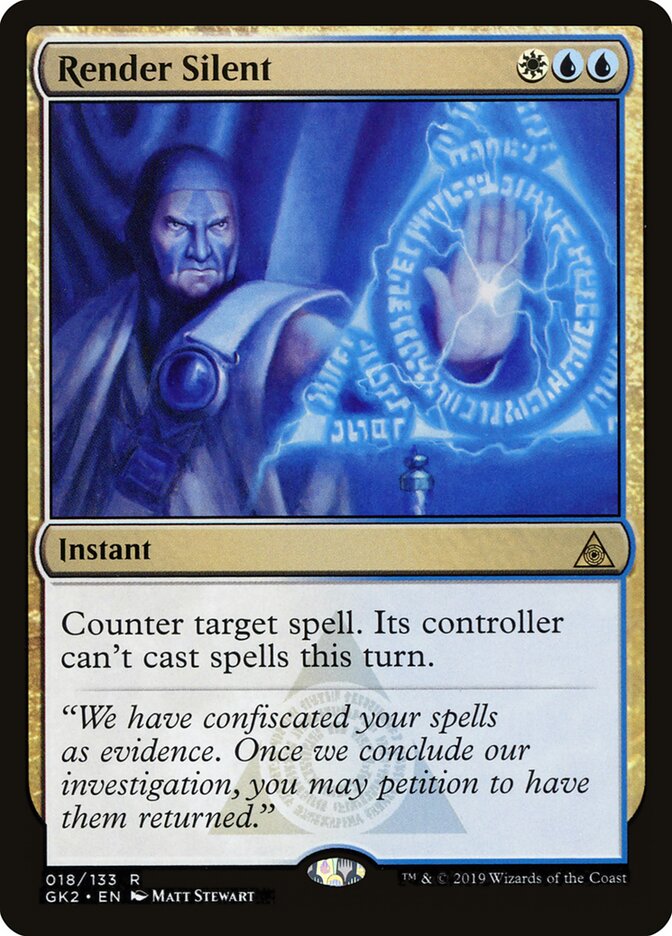 Render Silent card front