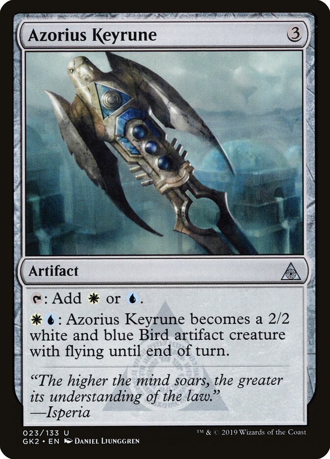 Azorius Keyrune card front