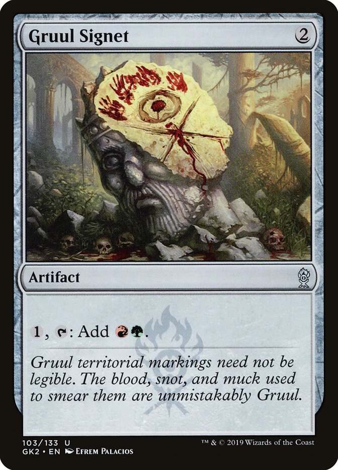 Gruul Signet card front