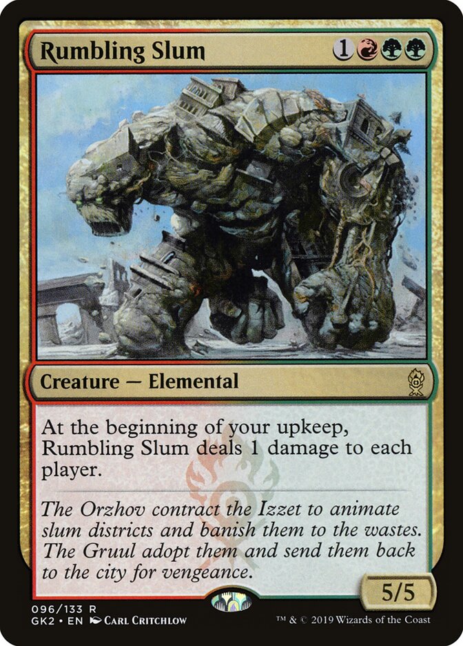 Rumbling Slum card front