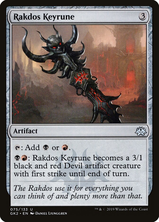 Rakdos Keyrune card front