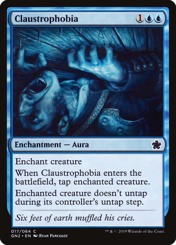 Claustrophobia card front