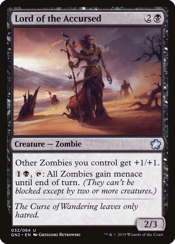 Lord of the Accursed card front