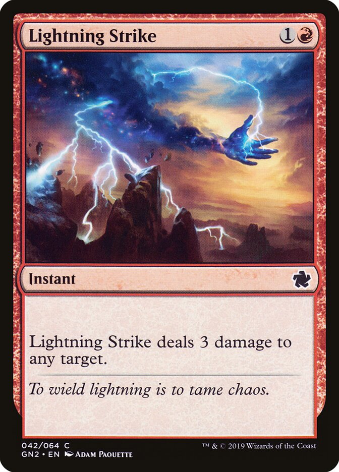 Lightning Strike card front